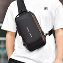 Mochila Sling Floreal - Antifurto + BRINDE [FRETE GRÁTIS HOJE]