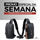 Mochila Sling Floreal - Antifurto + BRINDE [FRETE GRÁTIS HOJE]
