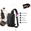 Mochila Sling Floreal - Antifurto + BRINDE [FRETE GRÁTIS HOJE]