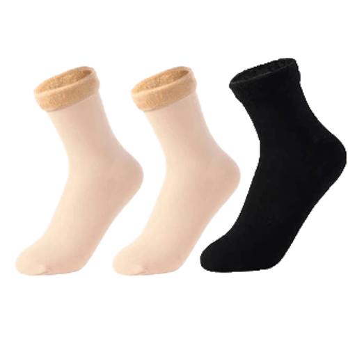 Meia Feminina Térmica 3Pcs