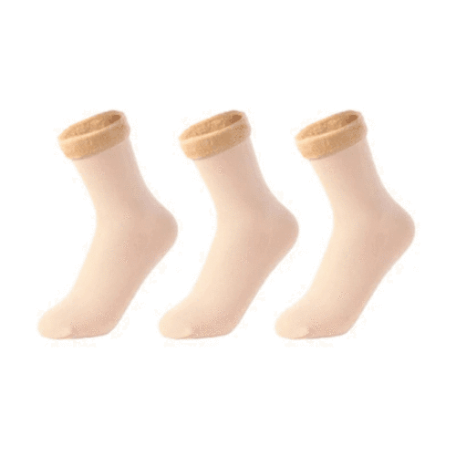 Meia Feminina Térmica 3Pcs
