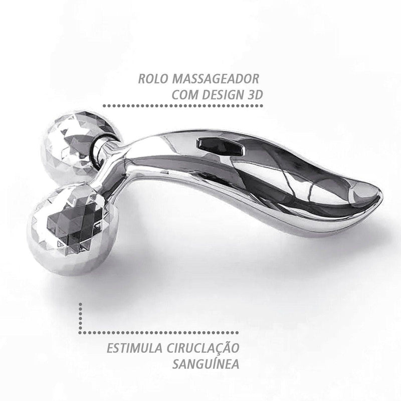 Aparelho Massageador Facial 3D Relaxa Estimula Circulação