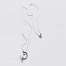 Colar Gato Na Lua Prata 925