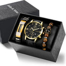 Kit Relógio Masculino + 2 Pulseira