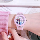 Relógio Infantil Menina Princesa Frozen