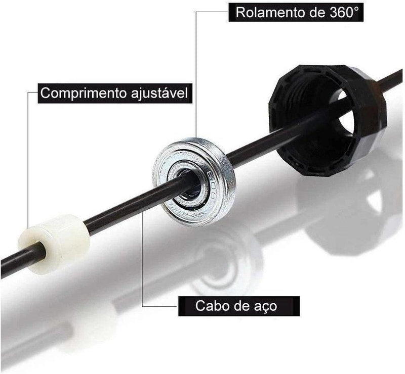 Corda Pular Ajustável Profissional